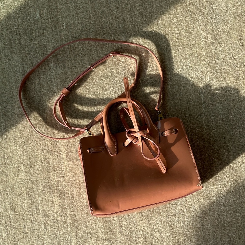 Mansur Gavriel patent leather mini mini bag